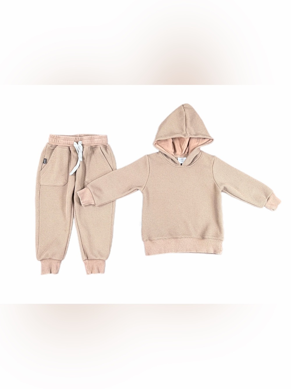 OLIVE + SCOUT Boys Waffle Knit Jogger Set - 3T